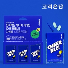 고려은단 멀티 비타민 치어블 스트롱민트향 베러리 (4개월분) 면역, 20g, 12개