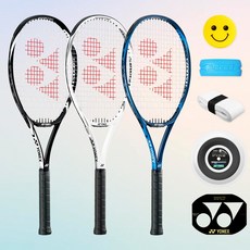 요넥스 팀스매시 (290g) 남성 초보자 중급자 테니스라켓 테니스채, 화이트, 1개