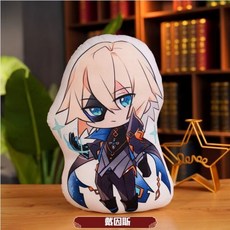 원신 쿠션 굿즈 원신임팩트 45cm Genshin Impact 플러시 Diluc Venti Klee 소프트 소파 베개 피규어 Anime Toys Gift, Dynes