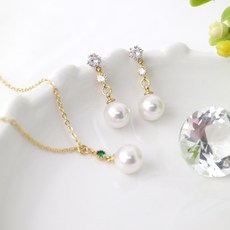 스와로브스키귀걸이목걸이세트