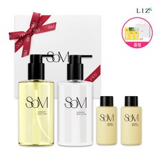 [선물세트포장] SOM 퍼퓸바디 스페셜 세트 (바디워시 310g+60g 바디로션 300g+55g)+(증정)체험용 시트런3종 2개+쇼핑백, 소나도르(오리엔탈 우디), 1개