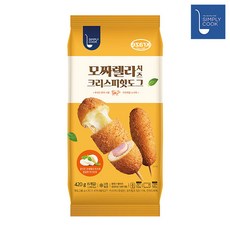 크라제 모짜렐라치즈 크리스피핫도그 70g x 6개입, 단일상품