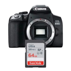 캐논 EOS 850D DSLR 카메라 메모리카드 샌디스크 울트라SD 64GB