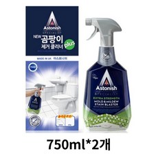 아스토니쉬 NEW 곰팡이 클리너 plus 스프레이, 750ml, 2개