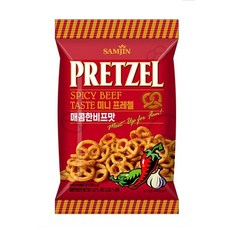 삼진CNF 미니 프레첼 매콤한비프맛 85g, 70g, 4개