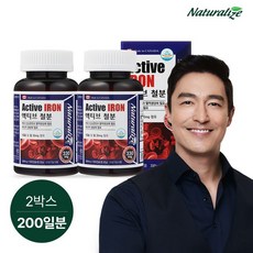 네추럴라이즈 네추럴라이즈 액티브 철분 2박스 총6개월분/ 임산부 철분제, 100정, 2개