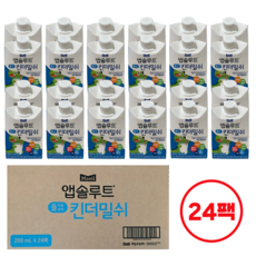 매일유업 앱솔루트 킨더밀쉬 (200ml x 24팩), 200ml