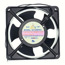 선트로닉스 SJ1238용HA1 축 팬 AC 110V~120V 0.27A 50-60Hz 2-와이어 볼 캐비닛 냉각 팬 크기:120X120X38mm., 선트로닉스 SJ1238용HA1 축 팬, AC 110V~
