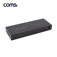 Coms HDMI 선택기 매트릭스 4:2 4K60Hz 듀얼오디오 ARC 다운스케일 AS570 분배기, 본상품선택 - 매트릭스오디오