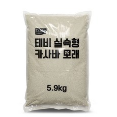 테비 실속형 카사바 5.9kg 고양이모래, 1개
