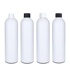 도매 HDPE용기 350ml LR 락스 곰팡이 제거 화장실 청소 플라스틱 공병 용기 180개입, 막캡(흑색)