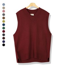 남자옆트임니트조끼