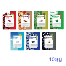 바르시오 마스크팩 10매입 콜라겐 패치 진정 미백 수분 촉촉 트러블 베리 탄력 주름, 3. 콜라겐 10매