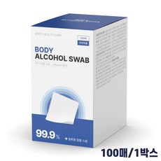 국산 바디클린스왑 알콜솜 1박스 100매 일회용 알콜스왑 약국 신생아 배꼽 소독솜, 3.케어센스 알콜스왑 100매, 1개 - 배꼽소독솜