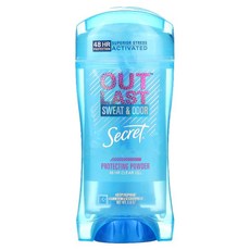 Secret Outlast 48시간 클리어 젤 데오드란트 Protecting 파우더 2.6 oz 73 g), 1개, 73g