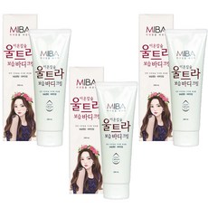 미바 이온칼슘 울트라 보습 바디 크림 240mL, 3개