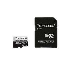 트랜센드 Transcend 512GB microSD 어댑터 포함 UHS-I U3 A2 울트라 퍼포먼스 TS512GUSD340S