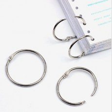 CAILOOM 원형 카드링 단어장 연습장 학습장 제본 고리 링, 기본, 대 5P
