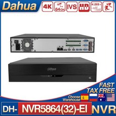 Dahua WizSense NVR AI 카메라 얼굴 인식 인식 네트워크 비디오 녹음기 32 채널 NVR5832-EI 64 채널 NVR5864-EI 8HDD, 1) 아무도 - 64ch - nvr64ch