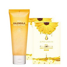 april스킨 Calendula Peel Off Mask FREE Calendula Deep Essence Mask 2EA Dry sensitive acne-pron, One Color_1 Peel Off mask + S, One Color_1 Peel Off mask + S, 상세 설명 참조0