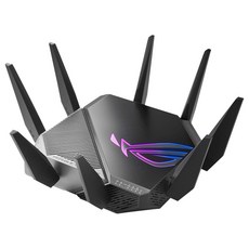 ASUS ROG Rapture GT-AXE16000 3밴드 WiFi 6E 확장형 게임 라우터, 1개