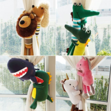 커튼타이백동물