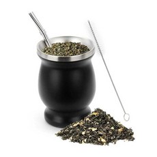 마테차 컵 전용컵 세트 솔세트 빨대, 1. 블랙 4oz 단일컵, 1개