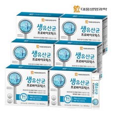 대웅생명과학 생유산균 프로바이오틱스 30포, 60g, 6박스