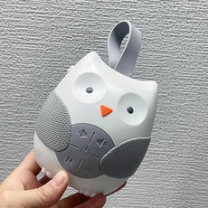 푸욱잠 백색 소음기 수면도움 실리콘 스트랩 독서실백색소음기, 올빼미, 단일사이즈