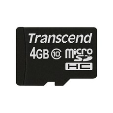 트랜센드 microSDHC 4GB CLASS10 마이크로SD