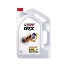 castrol 캐스트롤 GTX 5W30 C3 SN 엔진오일 가솔린 디젤 LPG 겸용, 1개, 캐스트롤GTX 5W-30(6L)