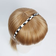 체커보드머리띠