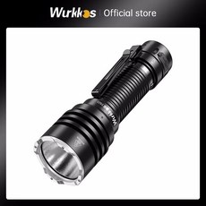Wurkkos 충전식 전술 손전등 후레쉬 TS23 21700 XHP70.3 HI LED 5000Lm 토치 IPX8 방수 두 그룹 모드 EDC 테일 스위치, Without Battery, 6000-6500K, 1개