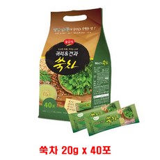 광야식품 귀리 앤 견과 쑥차, 20g, 40개입, 2개