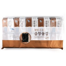 코스트코 예맛 두번구운 곱창돌김 170g (17g x 10봉) 도시락 김 + 이케아 봉지클립(대) 1P, 단품, 단품