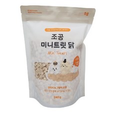 조공 미니트릿 닭가슴살 애견간식 240g, 1개