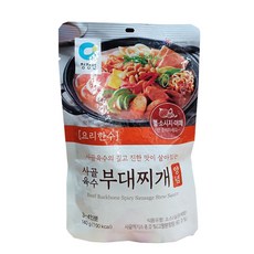 청정원 요리한수 사골육수 부대찌개양념, 140g, 1개