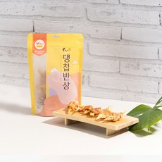 댕첩반상 강아지수제간식 기력회복 영양식 보양식, 1개, 50g, 닭가슴살황태말이 - 강아지황태말이