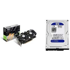(관부가세별도) MSI GTX 1050 TI 4GT LP Graphic Cards-B01N2W8MJ9, Graphics + HDD Bundle4GB
