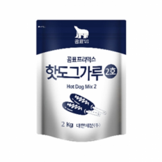 대한제분 곰표 핫도그가루 2호 (2kg x 5개), 10kg, 18박스