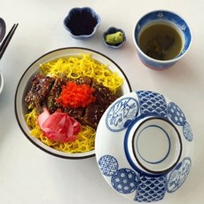 돈부리덮밥 텐동 일본 뚜껑있는 그릇 14종, 14.동풍 돈부리, 1개