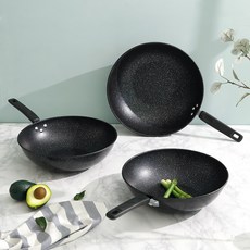맥반석 코팅 업소용 궁중팬, 1개, 32cm