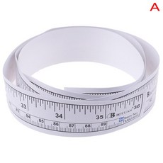 395537 / 90/151CM 자기 접착 메트릭 측정 테이프 비닐 눈금자 재봉틀 스티커 1pc, A