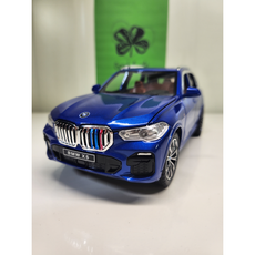 1:24 다이캐스트 모형 다이케스트 비엠더블유 BMW X5 SUV 완구 미니어쳐 피규어 자동차 장난감, 파란색