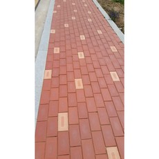 [150장] 점토블록 고강도 황토 적벽돌 바닥벽돌 점토바닥벽돌 구들방 아궁이 황토방 [With보도블럭], 적황토