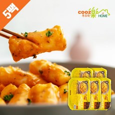쿠즈락앳홈 간편식 전자렌지 매콤까르보 떡볶이 250gX5개, 5팩, 250g