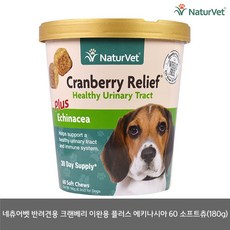 naturvet 반려견 크랜베리 에키나시아 60소프트츄180g, 1개