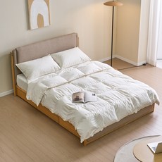 헤즈로 에스카 원목 수납 서랍형 침대 Q, 퀸 프레임, 추가안함