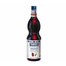 Fabbri 향미 아마레나 체리시럽 이탈리아산 33.8온스(1리터), Amarena Cherry, 1개, 1L