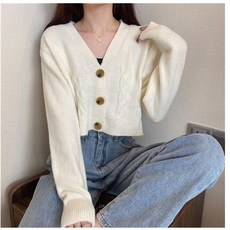 폴로걸즈가디건그레이